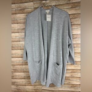 NWT Anthropologie Donni Ribbed Open Draped
Cardigan Pockets One Size Fits All